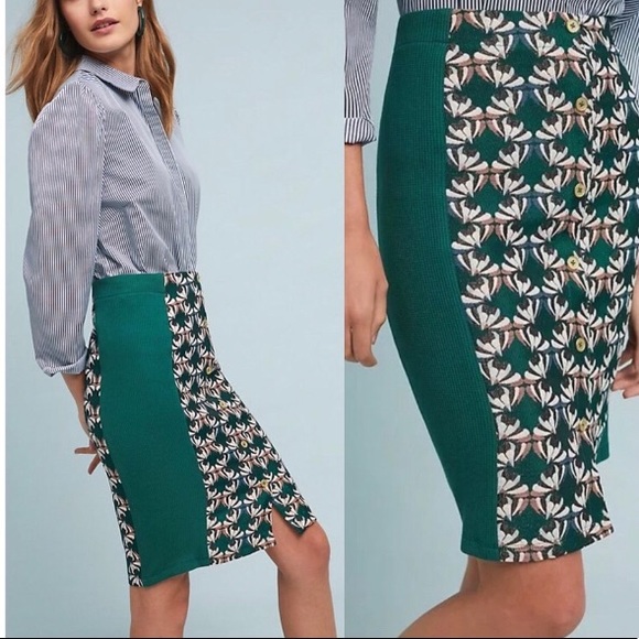 Anthropologie Dresses & Skirts - Dolan Devlin Green Pencil Skirt Anthropologie XS